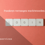 Passkeys: ciao wachtwoorden! 2 EW Webservices Amersfoort Featured image with blog on passkeys. Scrabble letters die het woord login vormen.